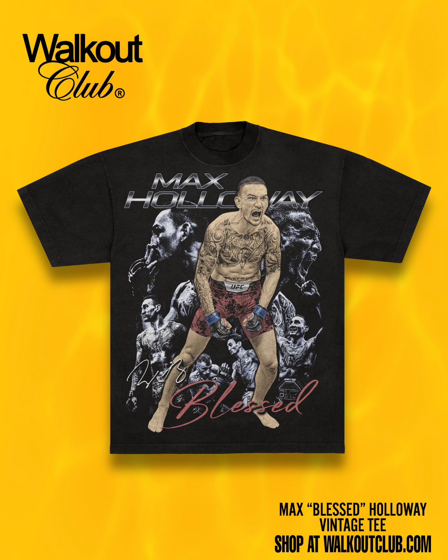 Max "Blessed" Holloway BMF Tee