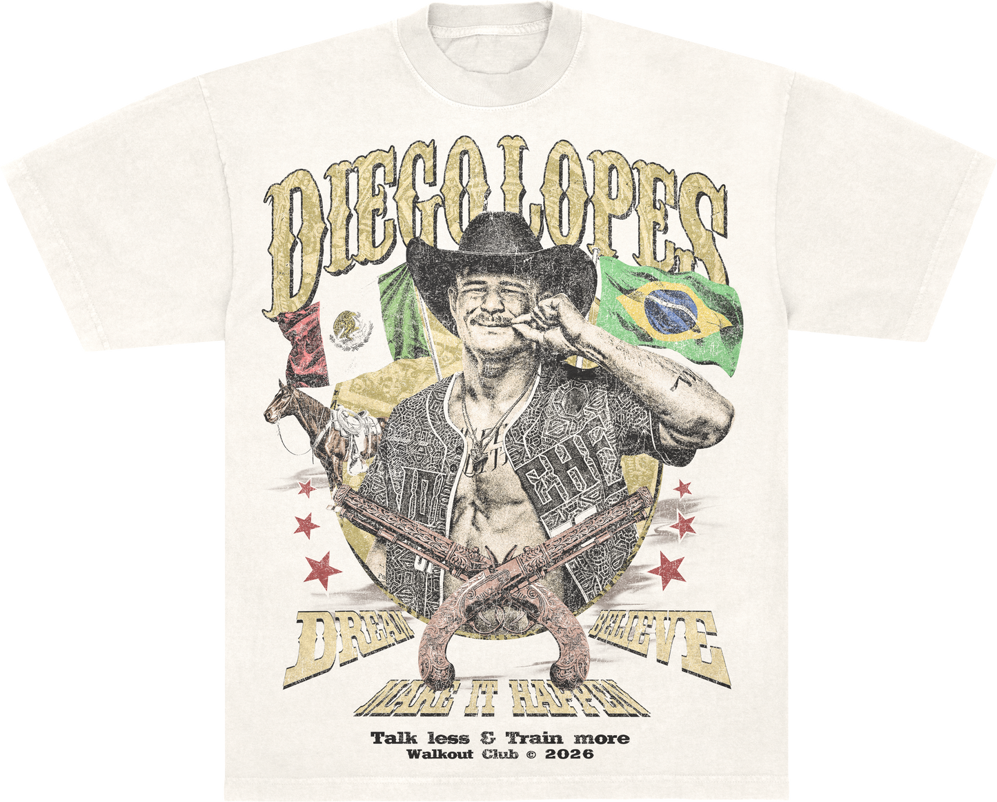 Diego Lopes "Dream Believe” Cowboy Tee